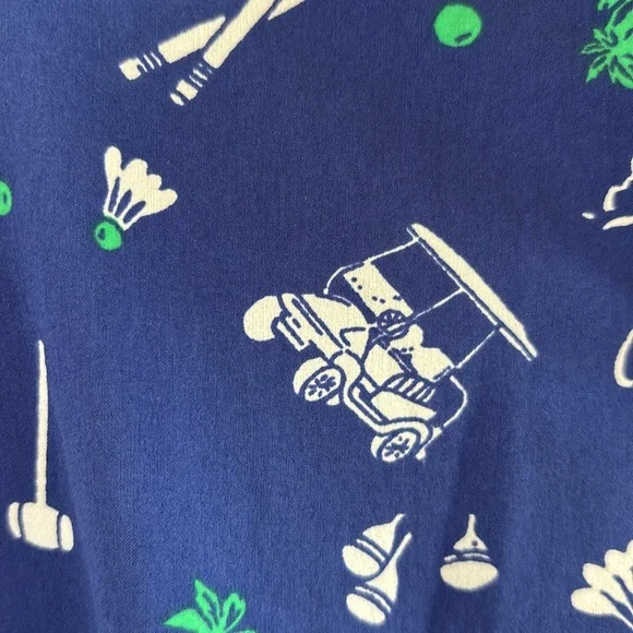 POLO golf shorts nwt 36. Martini Palm tree golf cart tennis racket. Pickle ball